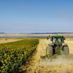 Tilling with chisel farm equipment